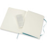 Блокнот MOLESKINE Classic Large, линейка, голубый QP060B35