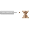 Шильд-символ MOLESKINE PINSTARGOLD звезда